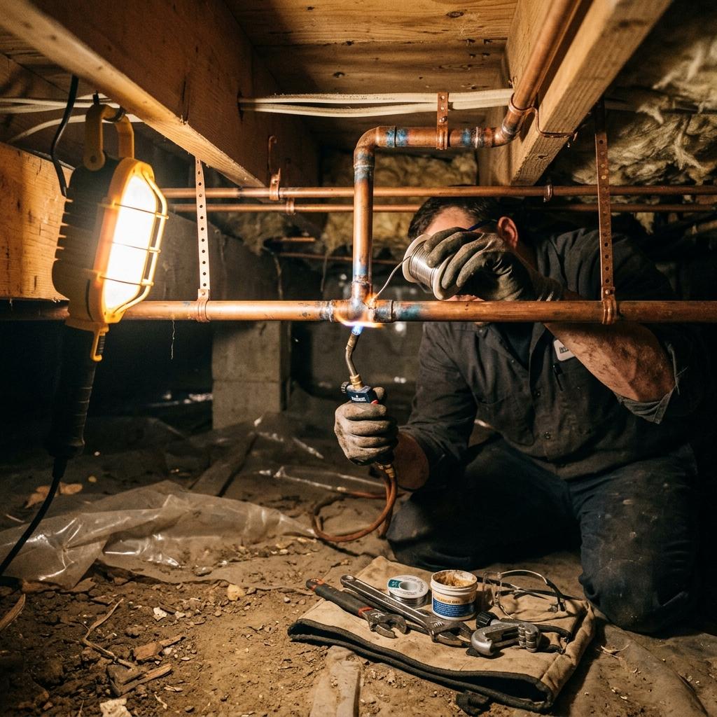 Emergency plumbing in Calvert, TX